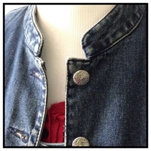 Ornate Metal Pu Jacket