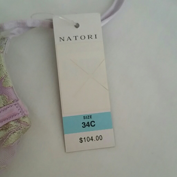 Lilac & Mint Natori Lace & Mesh Chemis - Picture 3 of 4