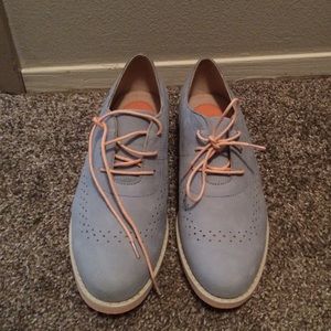Wolverine Josette blue Oxford shoes