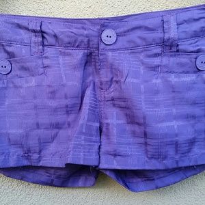 Purple shorts