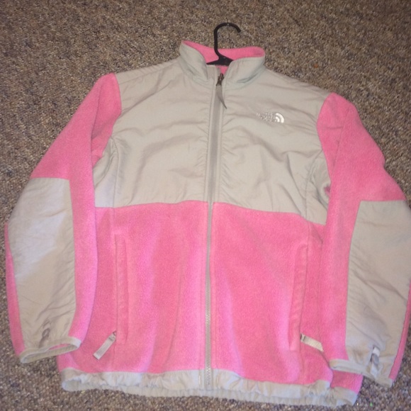 pink fleece north face