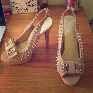 Nude slingback pumps from charlotte russe