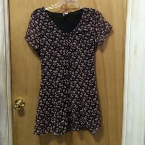 H&M floral rose dress