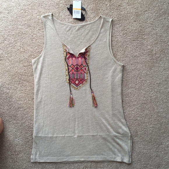 Tan Cupio tribal tank