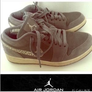 Gray Air Jordan's