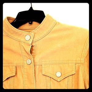 Gap tan corduroy jacket, medium