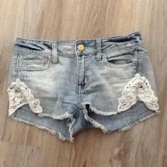 Denim shorts