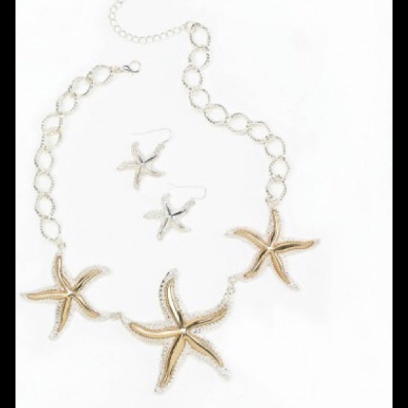 Starfish jewelry set - Picture 1 of 1