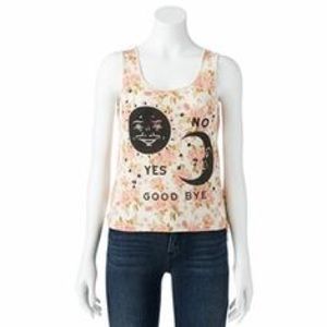 Mighty Fine Floral Graphic Tank Top