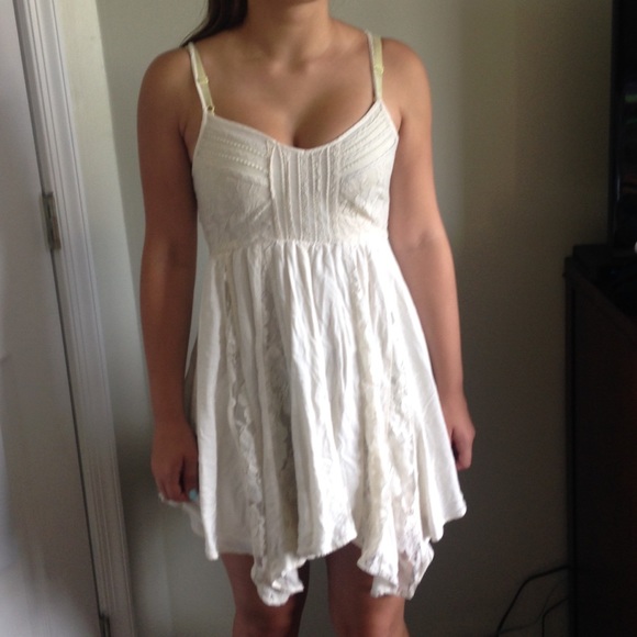 American eagle cream dress