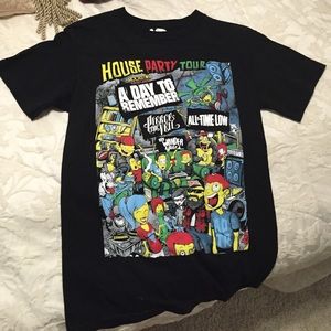 house party tour band tee