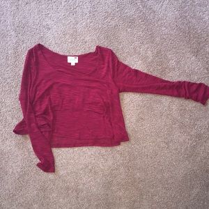Long Sleeve Crop Top