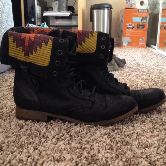 Black Combat Boots