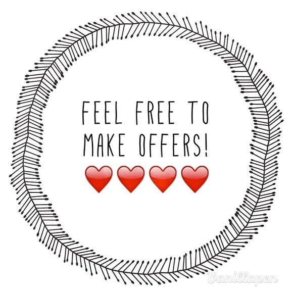 I'm open to offers! 😊❤️