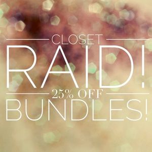 New closet sale. Bundles 25% off!