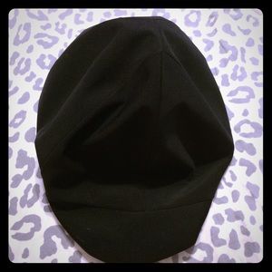 Black riding helmet cover