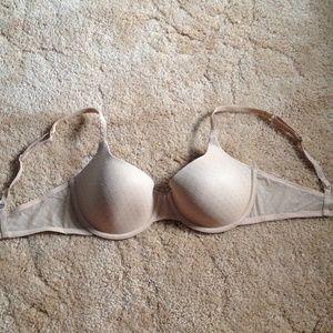 Nude Fine Lace DKNY Tshirt Bra