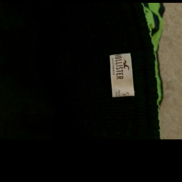 Hollister green and navy blue top - Picture 4 of 4