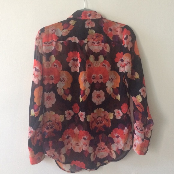 Sheer floral print blouse from Madewell - Picture 3 of 4