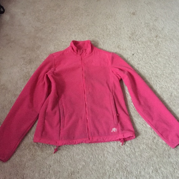 YOUTH large Pink Fleece Jacket
