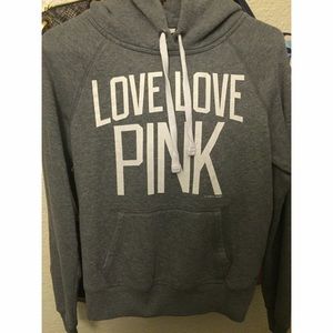 Grey PINK sweater hoodie