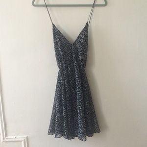Forever 21 spotted black and white dress