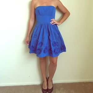 BCBG Maxazria Cocktail Dress - Royal Blue