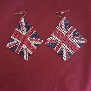 Union Jack Blanket Earrings