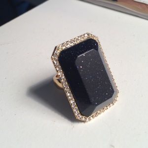 Kate Spade night sky jeweled cocktail ring