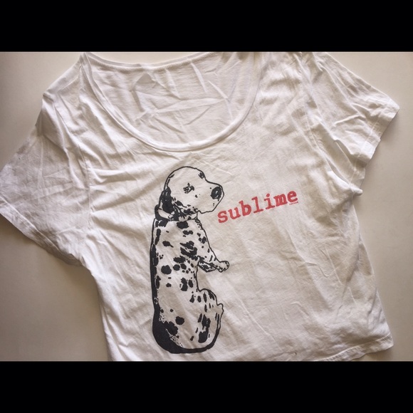 Sublime band crop top