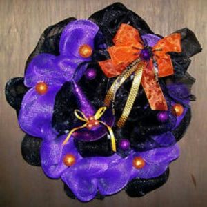 Halloween mesh wreaths