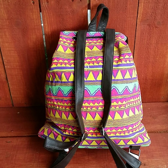 NWOT Multi Colored Backpack - Picture 2 of 4