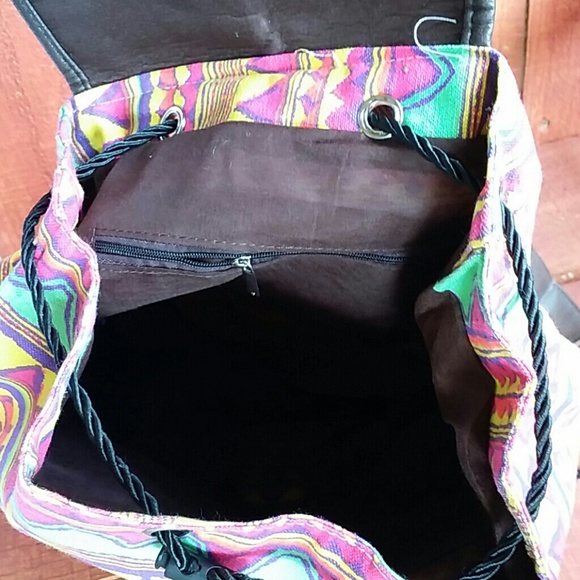 NWOT Multi Colored Backpack - Picture 4 of 4