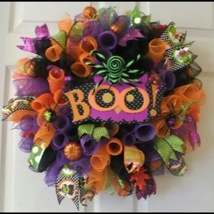 Halloween mesh wreaths