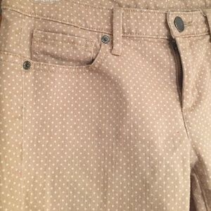 VS sirens- khaki/white polka dots