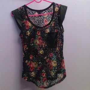 Material Girl Floral Tank