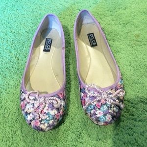 Dolce Floral Flats