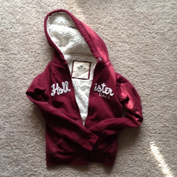 Super soft and warm Hollister zip up