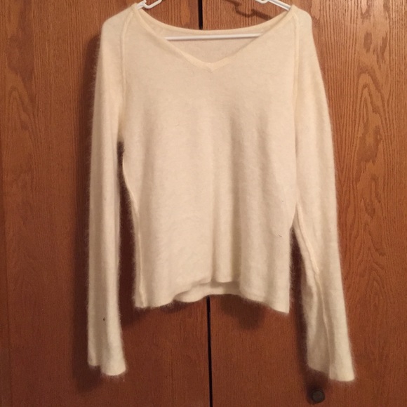 Cream Fuzzy Sweater