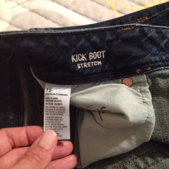 SOLD!!!!! Size 12 kick boot American Eagle jeans - Picture 2 of 2