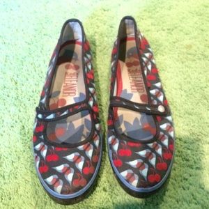 Cute cherry Keds Flats