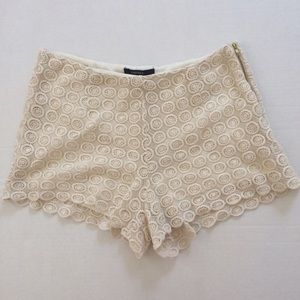 Cream Shorts