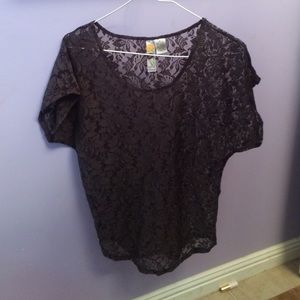 Dark Grey Floral Shirt