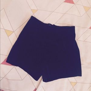 💣 J. Crew Velvet High Waisted Black Shorts