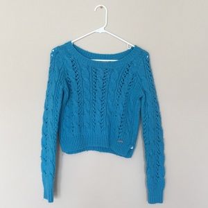 Hollister Electric Blue Crop Top