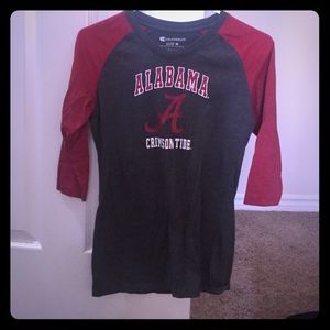 University of Alabama 3/4 Sleeve Top