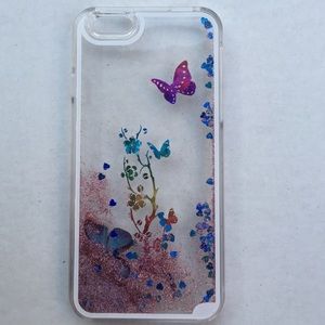 Iphone 6/6S Glittery Butterfly Case