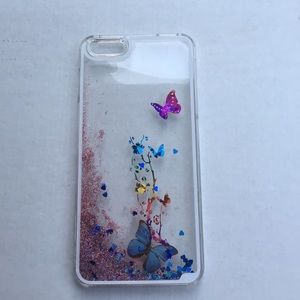 Iphone 6/6S Plus Glittery Butterfly Case