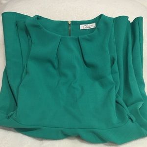 Closet classic dress in emerald green💚