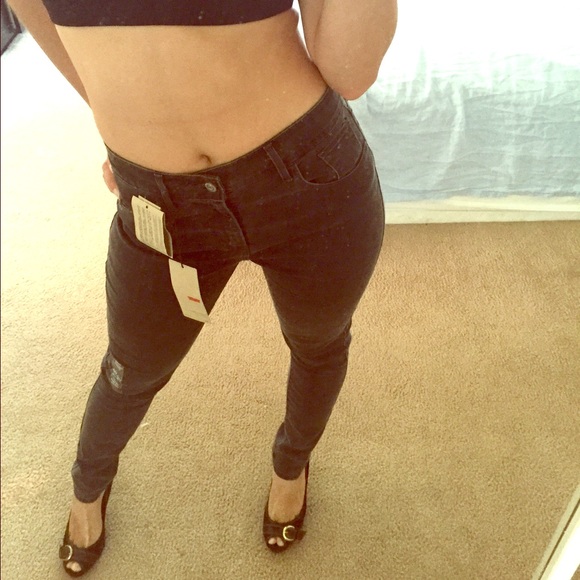 High waist skinny Levi's 28x32.